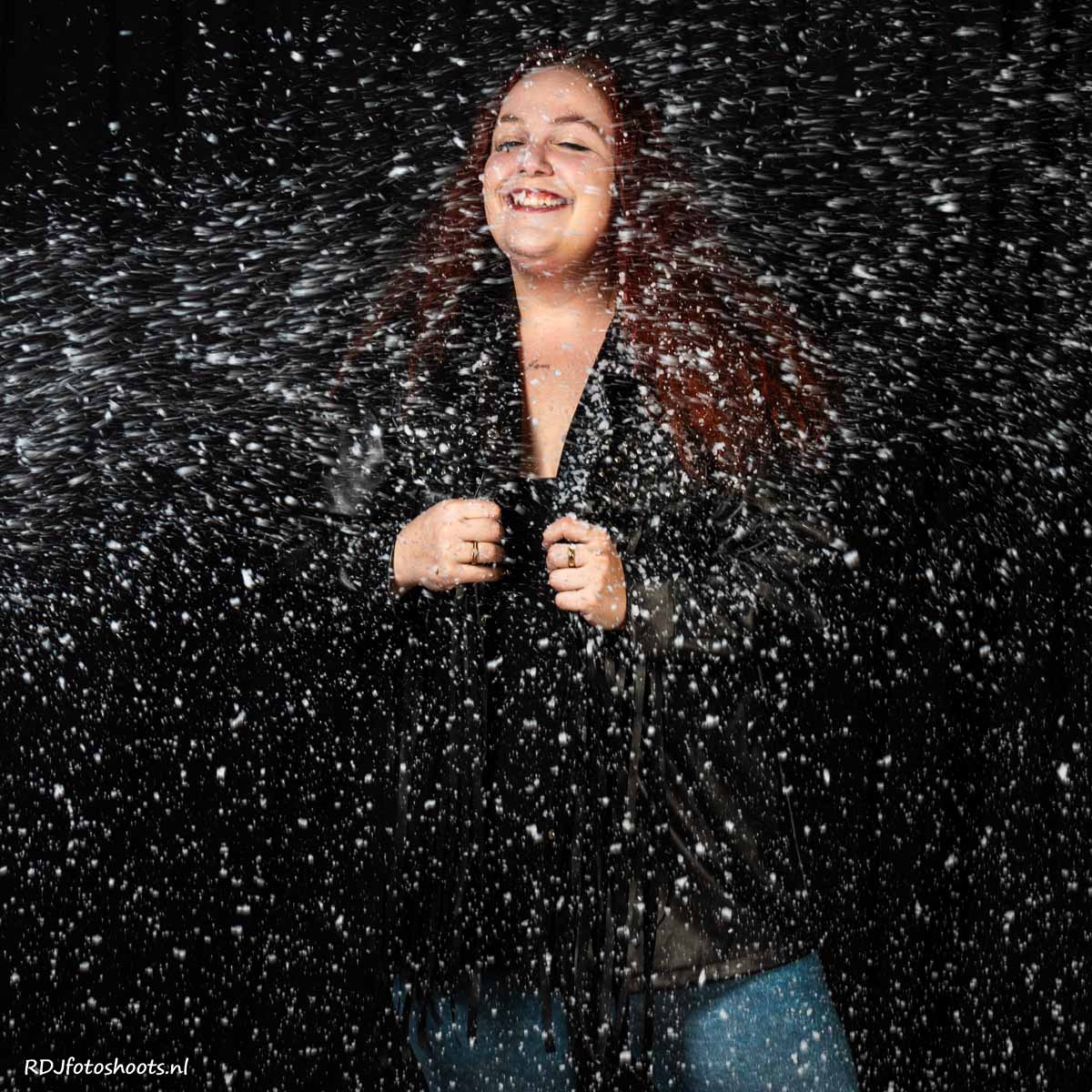 tfp sneeuw: Melanie in de sneeuw