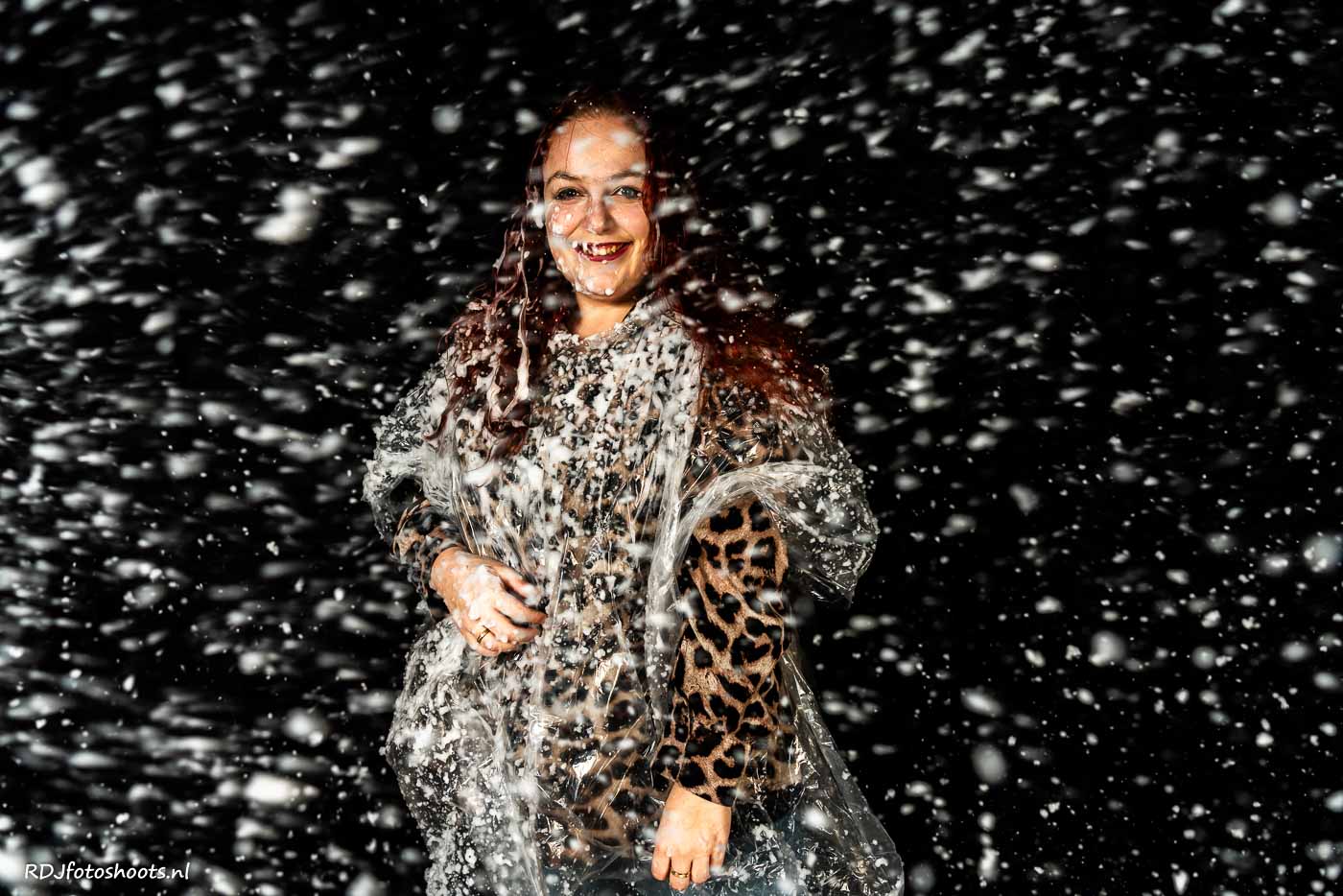 tfp sneeuw: Melanie in de sneeuwstorm