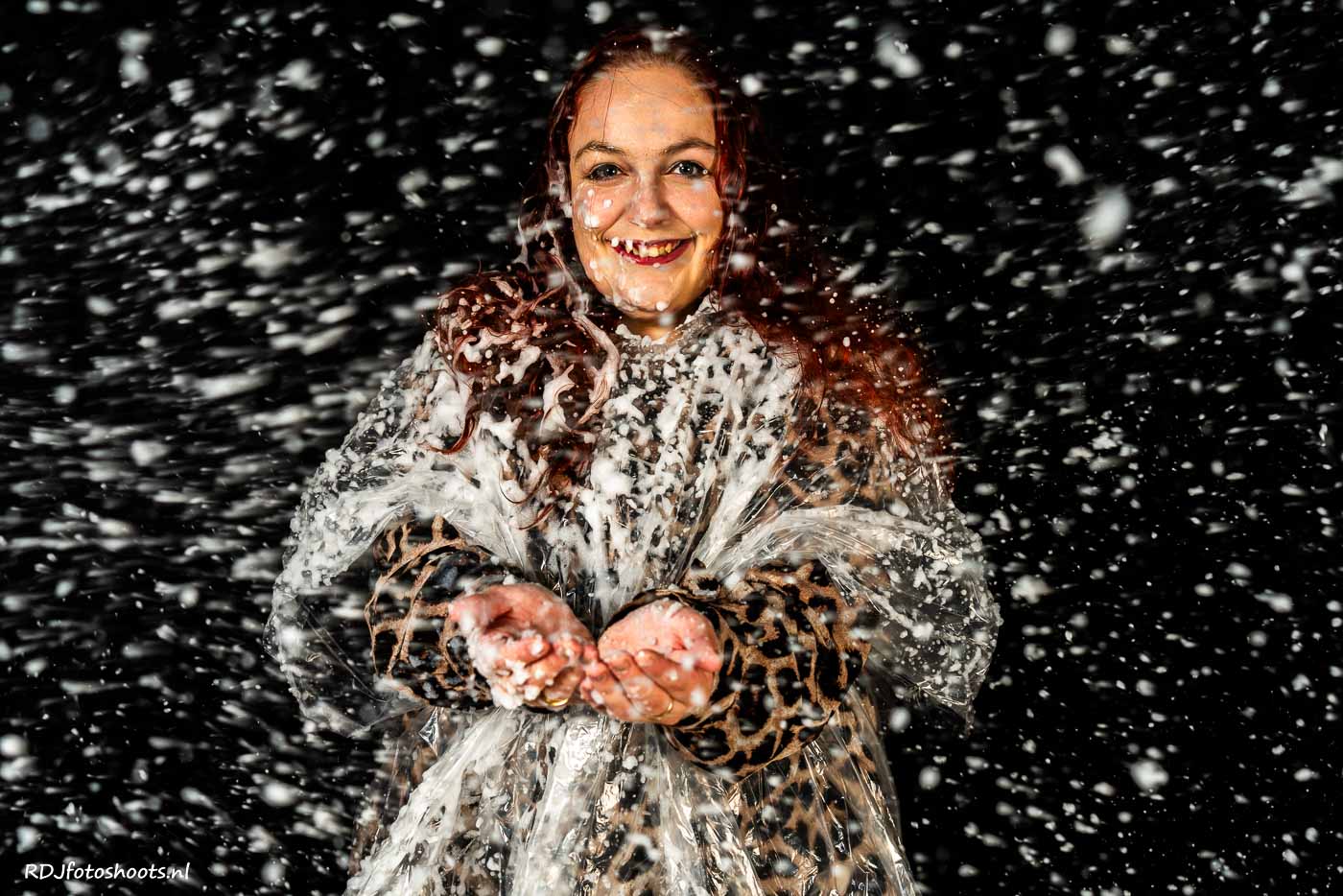 tfp sneeuw: Melanie in de sneeuwstorm