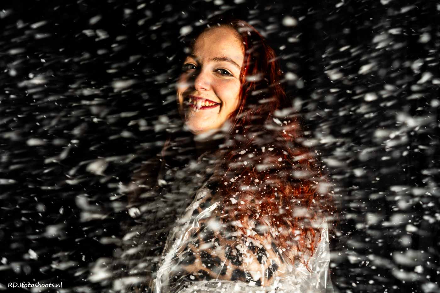 tfp sneeuw: Melanie in de sneeuwstorm