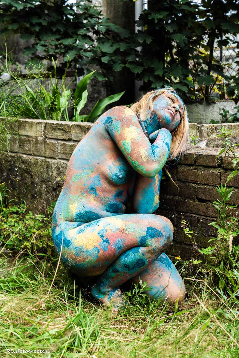 tfp bodypaint: Buiten in het groen