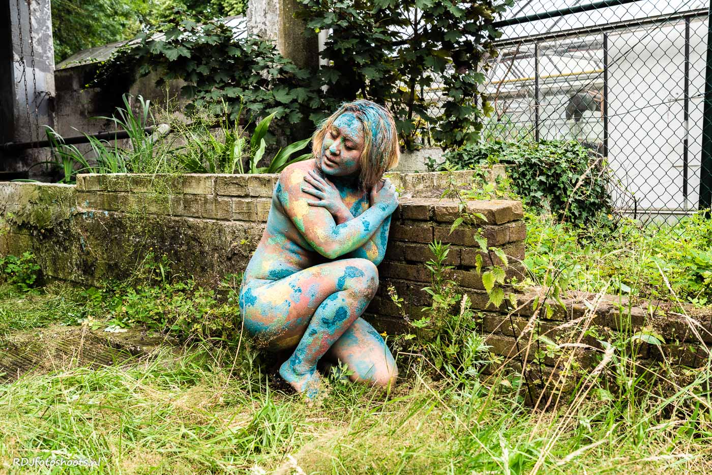 tfp bodypaint: Buiten in het groen