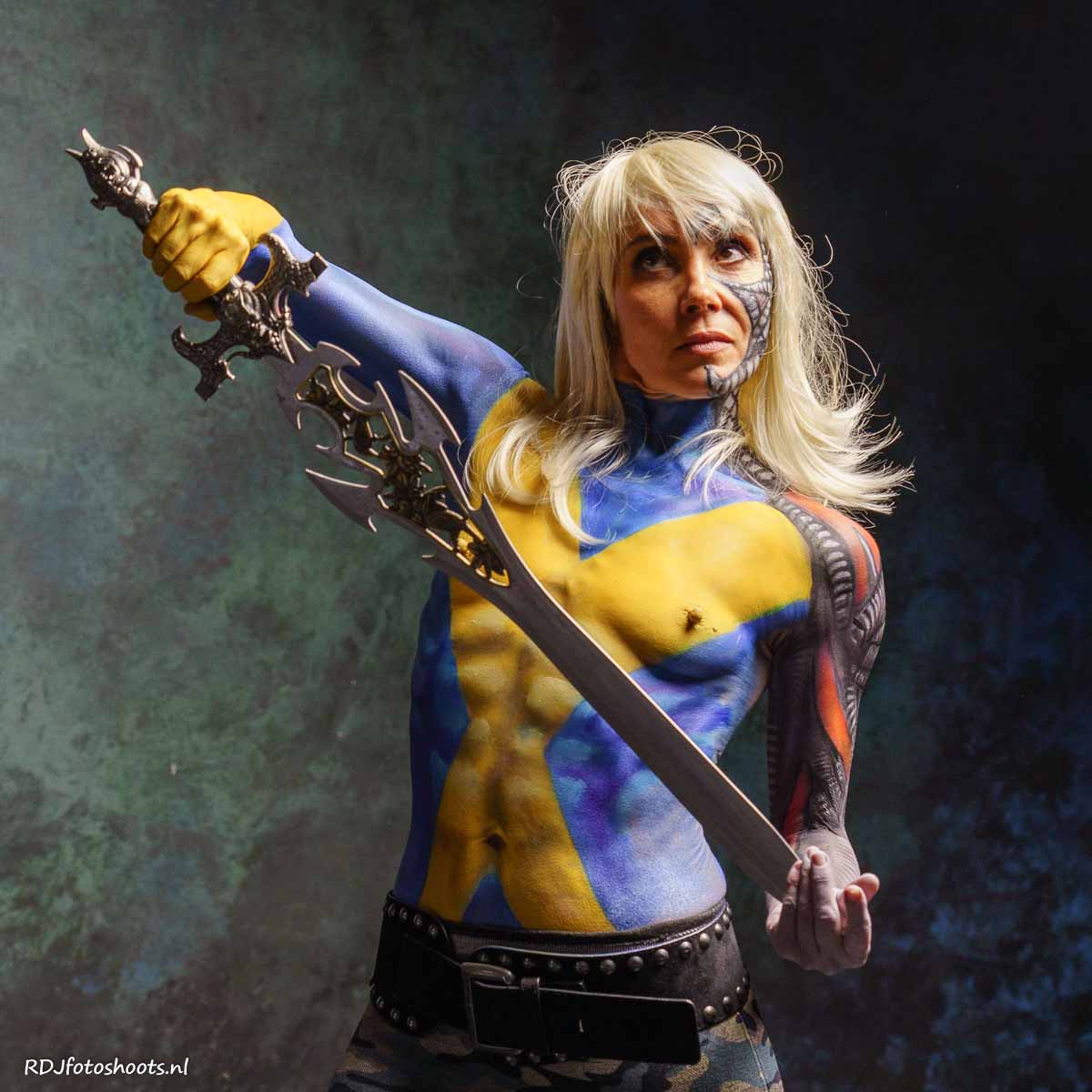 tfp bodypaint: x-men magik