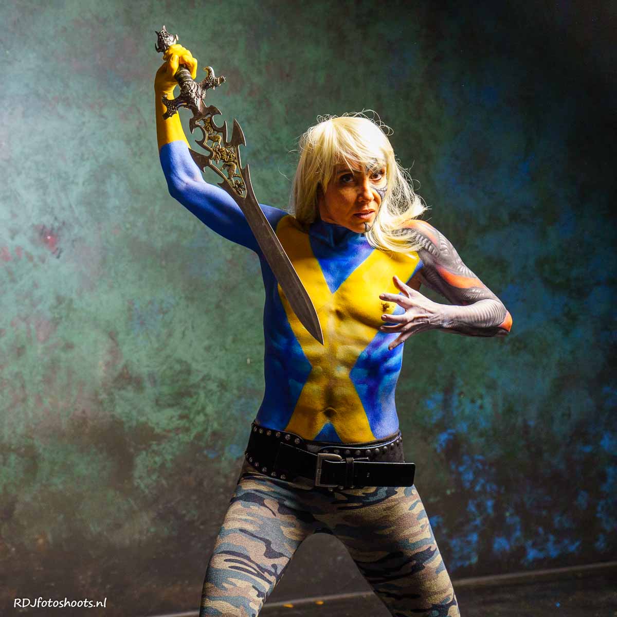 tfp bodypaint: x-men magik