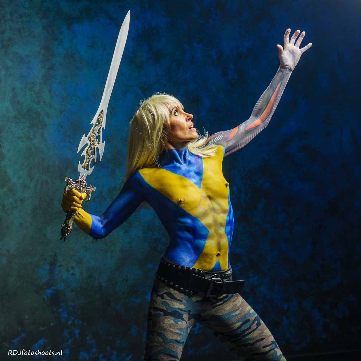 tfp bodypaint: x-men magik