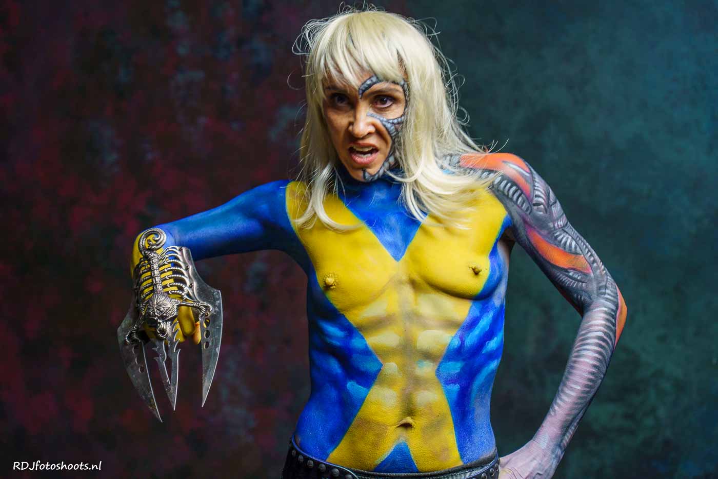 tfp bodypaint: x-men magik