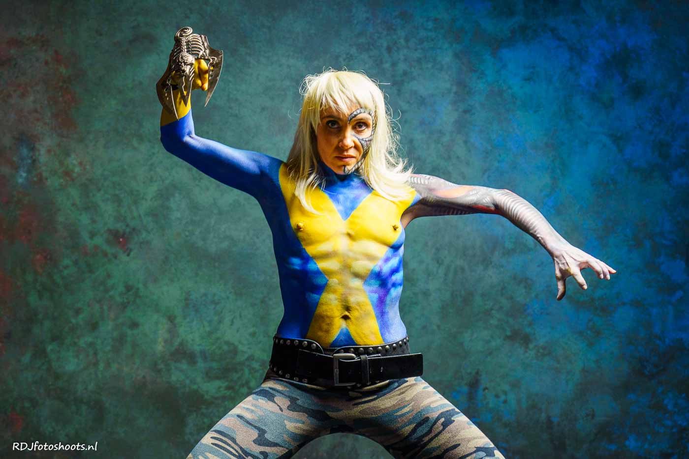 tfp bodypaint: x-men magik