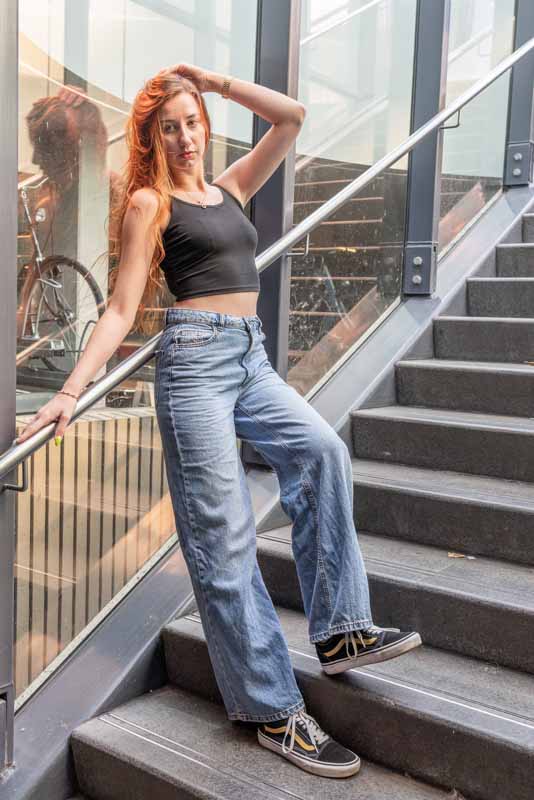 in de fietsen stalling, Utrecht